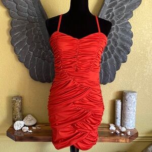 H&M Red Fancy Cocktail Dress